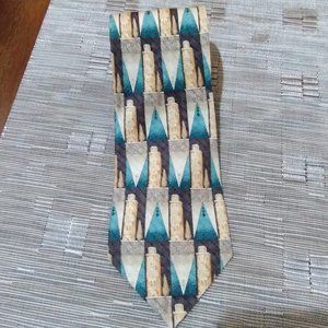 Ermenegildo Zegna Exclusive Art Deco 100% Silk Tie